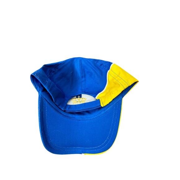 Corona Extra Beer Baseball Cap Hat Blue Yellow Raised Letters - Picture 3 of 3